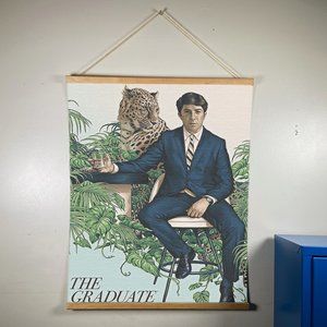 The Graduate Dustin Hoffman Canvas Wooden Hanger